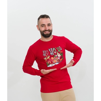 S-line МЪЖКА КОЛЕДНА БЛУЗА Червен s