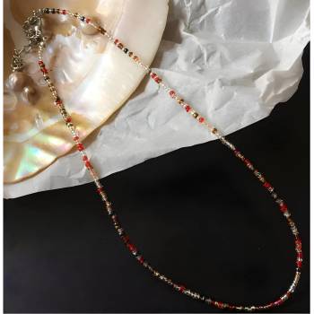 HARAHU Колие be-32625 - Червена 2 kp32625 (be-32625)