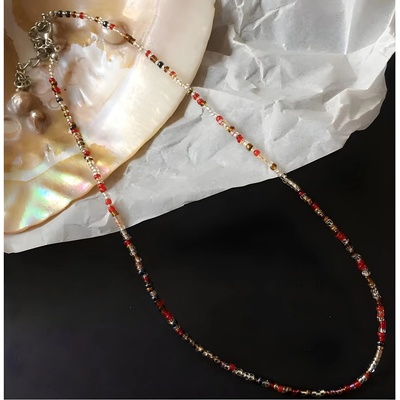 HARAHU Колие be-32625 - Червена 2 kp32625 (be-32625)