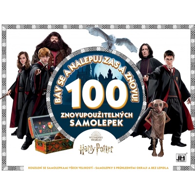 Jiri Models Bav se a nalepuj zas a znovu opakovatelně použitelné samolepky Harry Potter