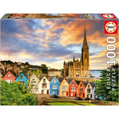 Educa Пъзел Educa от 1000 части - Катедрала Коб в Ирландия (EDU19927)