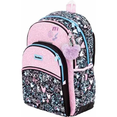 Sportandem Ученическа раница с ГУМИРАНО ДЪНО ST Icon - Sportandem