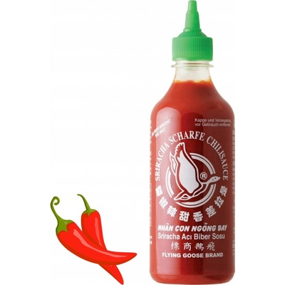 Flying Goose Sriracha chilli omáčka s extra koriandrem 455 ml