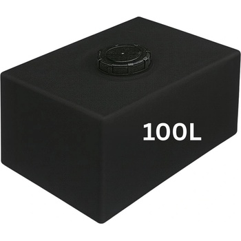 HydroMoby Резервоар за питейна вода HydroMoby SMALL S11, хоризонтален 100 л (черен) (SMALL S11-BLACK-100)