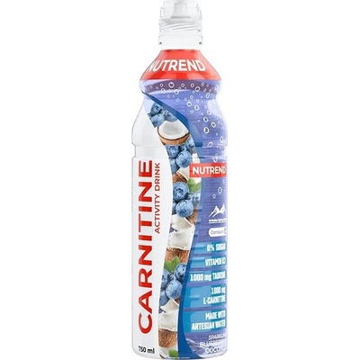 Nutrend Carnitine Activity bez kofeínu Kokos Čučoriedka 750 ml