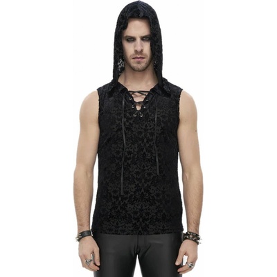 Devil Fashion tielko Stigmata Gothic Floral čierne