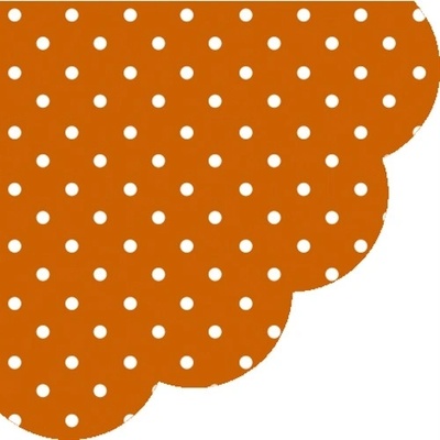 PAW ubrousky Dots Terracotta R 32cm