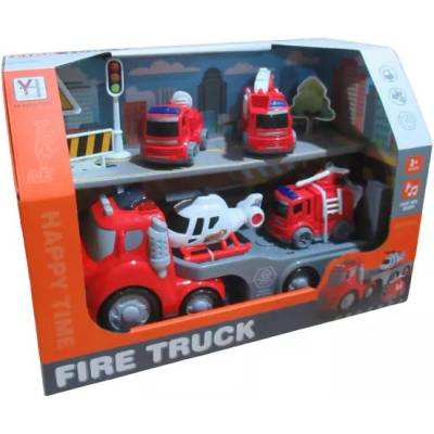 Man Yuk Toys Пожарна играчка с ефекти звук и светлина - 28, 5 см (98-330a)