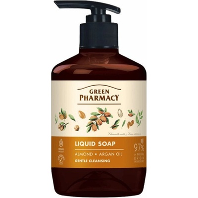 Green Pharmacy olej tekuté mýdlo mandlový a arganový 460 ml