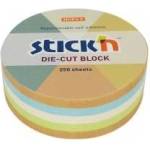 STICK'N Stickn Notes 67x67mm circle 4 colors (250)