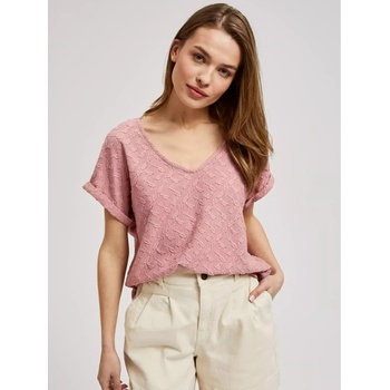 Moodo Розова шарена тениска с къс ръкав Moodo Moodo | Rozov | ЖЕНИ | 46