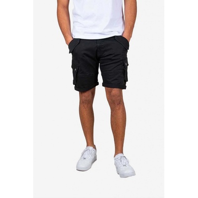Alpha Industries šortky Combat 116210.03-black pánske čierna