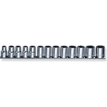 S05H4113S Sada hlavic nástrčných 1/2", 10-24 mm, 12 hranné - JONNESWAY S05H4113S