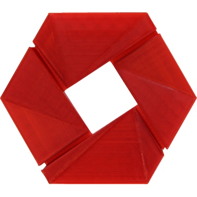 3DJAKE easyPETG Transparent Red - 1, 75 mm / 2300 g (9010707006558)