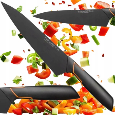 FISKARS EDGE Velký kuchařský Nůž 19 cm na maso, ryby, sekání bylinek a zeleniny
