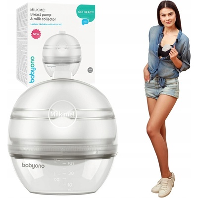BABYONO Odsávačka a sběrač mateřského mléka Milk Me 2v1
