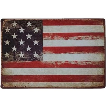 Ceduľa vlajka USA