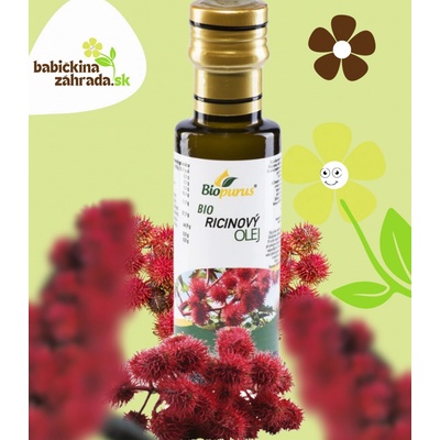 Biopurus Ricínový olej bio jedlý 0,1 l