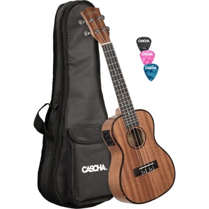 Cascha HH2035E Natural Концертно укулеле (HH2035E)