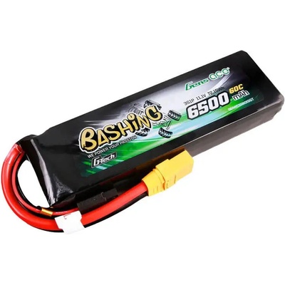 Gens ace Батерия Gens ace G-Tech, 6500mAh, 11.1V, 60C, 3S1P, Lipo Battery Pack с XT90-Bashing Series (GEA653S60X9GT)