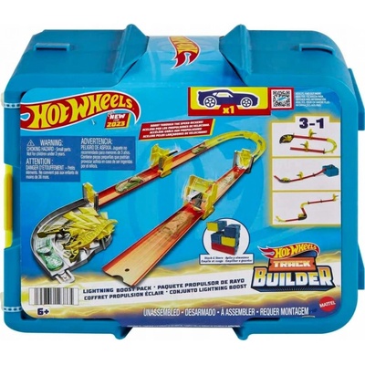 Hot Wheels Track Builder Dráha v boxíku Blesky HNN38