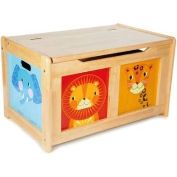 BIGJIGS - Детска ракла за играчки - Животни от джунглата (T0227)