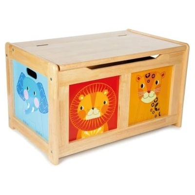 BIGJIGS - Детска ракла за играчки - Животни от джунглата (T0227)