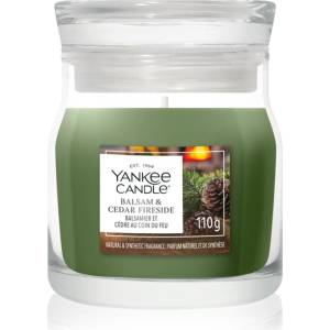 Yankee Candle Balsam & Cedar Fireside ароматна свещ Signature 110 гр