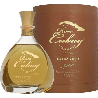Ron Cubay 14y Carta Blanca Extra Viejo 40% 0,7 l (tuba)