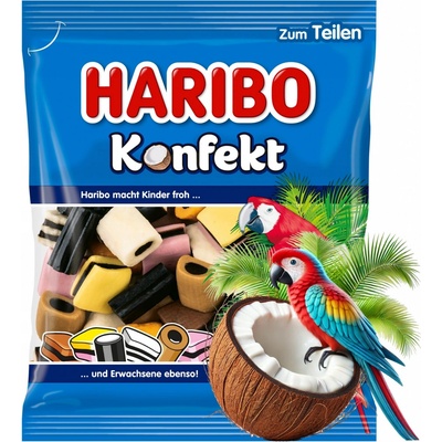 Haribo Konfekt cukrovinka s príchuťou sladkého drievka 100 g