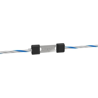 AKO Weidezaun Lankový konektor Litzclip, 3 mm, rovný, nerez, 10 ks 442003/101D