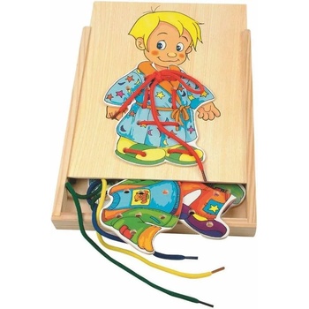 Image 1 of Woodyland Пъзел за връзване Woody - Момче (90018)