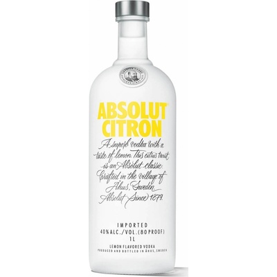 Absolut Citron 40% 1 l (holá láhev ) – Zboží Mobilmania