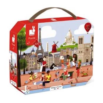 Image 1 of Janod - Пъзел в куфарче - Париж - 200 части (J02612)