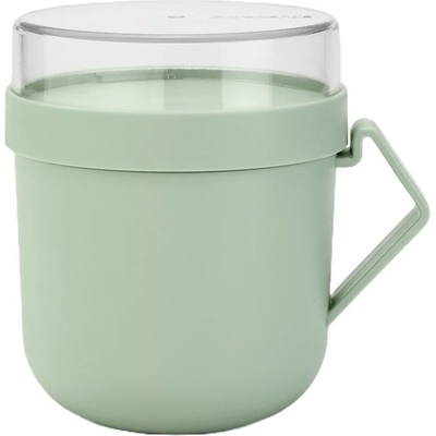 Brabantia Чаша с капак Brabantia - Make & Take, 600 ml, зелена (1006294)