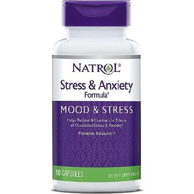 Natrol Stress & Anxiety Formula, 90 Capsules