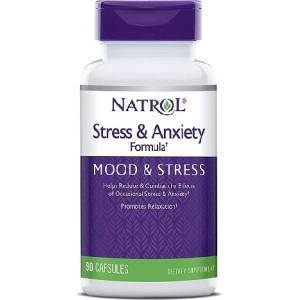 Natrol Stress & Anxiety Formula, 90 Capsules