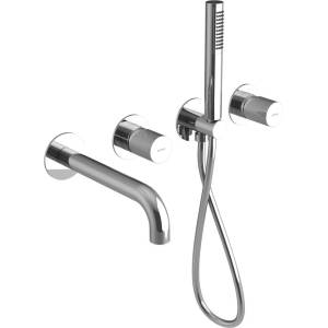 SAPHO Ultratap - Скрита смесителна батерия за вана, за 2 уреда, хром UT093T (UT093T)