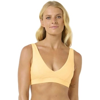 Rip Curl Premium Surf D-DD Deep V bikini top - Yellow (Mango)