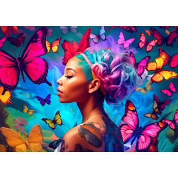 Enjoy - Puzzle Queen of Butterflies - 1 000 piese