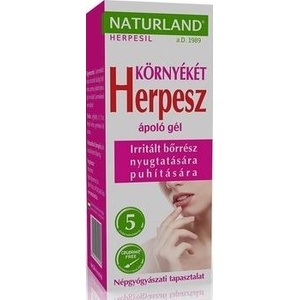 Naturland Гел против херпеси с маточина, лайка и мащерка, 10 g, Naturland (012025 NTRL)