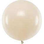 Party Deco Голям Латексов Балон Пастел, Нюд Цвят, 60 см (olbom-076j)