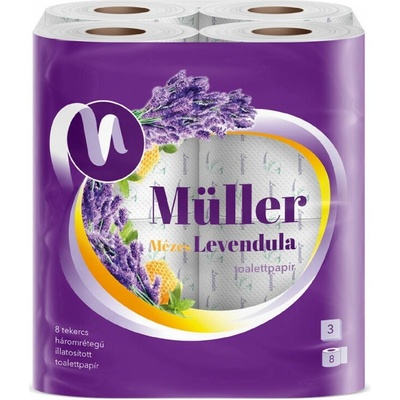 Müller Med a Levanduľa 3-vrstvový 8 ks