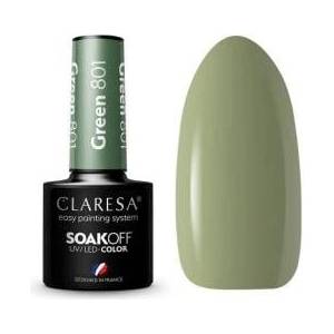 Claresa Soak Off UV/LED Gel Polish Green 801 5g