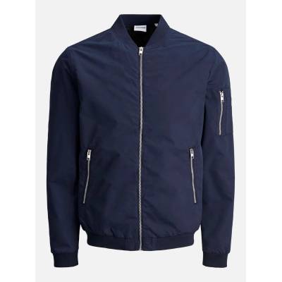 Jack and Jones Яке Jack and Jones Men's Rush Plus Size Long Sleeve Bomber Jacket - Navy Blazer