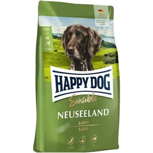 Happy Dog Sensible New Zealand - храна за алергични и капризни кучета с агнешко, сьомга и екстракт от зеленоусти миди, с билки, ориз 12, 5 кг, Германия - 3534