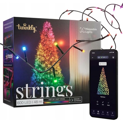 Vánoční osvětlení na stromeček Twinkly venkovní 48 m 501 - 1000 světýlek – Zboží Mobilmania
