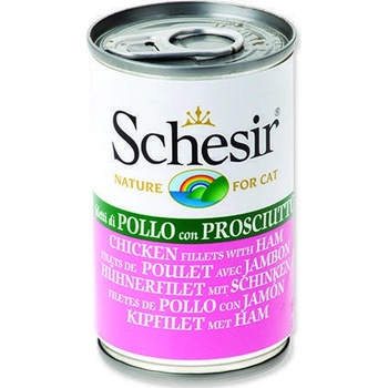 Schesir Cat kuřecí + šunka 140 g
