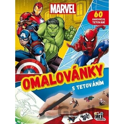 Jiri Models Vymaľovanky s tetovačkami Marvel