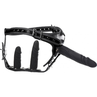 Harness with Double Penetration StrapOn
